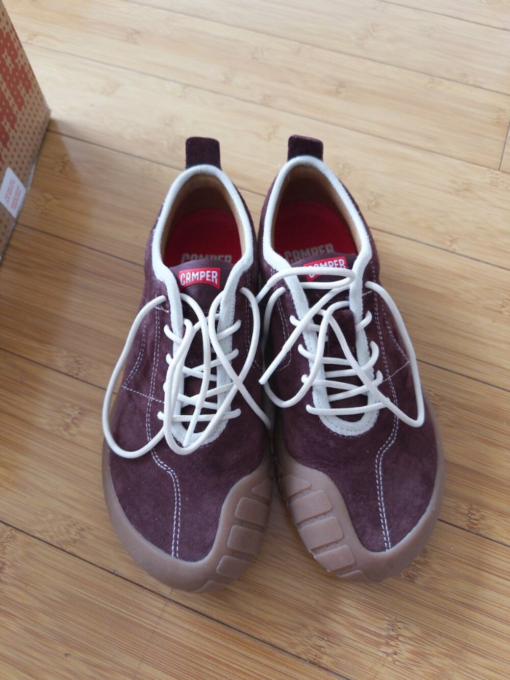 CAMPER Peu Path 37 Burgundy Nubuck